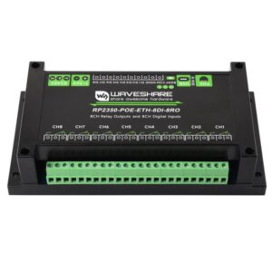 WAVESHARE RP2350 Industrial Control Board 8-Channel Network Relays Based On RP2350 Main Controller, 32451, 32452