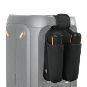 For JBL Partybox Series Microphone Holder Universal Storage Bag Strap Mount, Bag (Black)