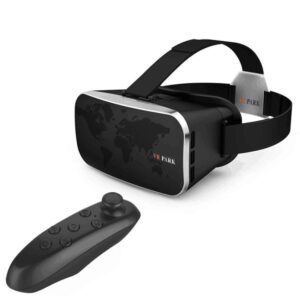 VRPARK V3 Mobile VR Headset for 3D Movies & Games Universal Smartphone VR Glasses, With Y1 Remote Controller, Without Remote