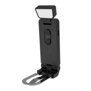 Mini USB Portable Bookmark Lamp Clip-on LED Eye-protection Desk Lamp, 200mAh Black, 200mAh White