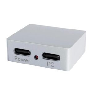 Type-C Power And Signal Splitter CNC Aluminum Alloy Case With Indicator, Waveshare 33502