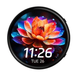 Waveshare Tuya T5-E1 1.75 Inch AMOLED Round Development Board QSPI Interface AI Large Models, Standard, GPS