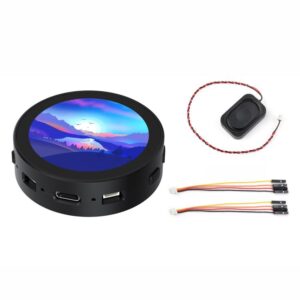 RP2350 1.85 Inch Round LCD Development Board, 360×360, 65K Color, Dual-Core And Dual-Architecture Design, Standard, With Speaker No Battery