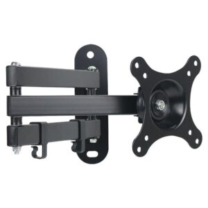 Telescopic Rotating Monitor Mount Wall Bracket for 10-24 Inch TV LCD Screens, 116B