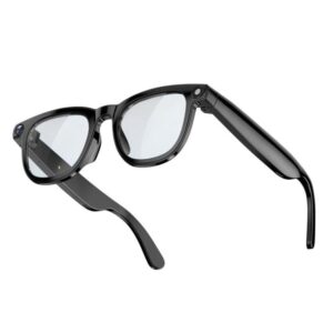 JS01 Pro Smart Glasses Support 12MP Camera, AI Translation, Human Detection, Video & Audio Recording, Transparent Anti-Blue Light Lenses, Graduated Blue Lenses, Graduated Red Lenses