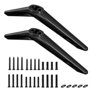 JJ-9248-B-0 2pcs TV No-Drill Base Stand For TCL Roku TV 28 / 32 / 40 / 43 / 49 / 50 / 55 / 58 / 65 Inch