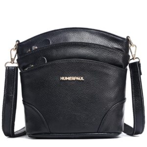 HUMERPAUL WB201 Women Leather Shoulder Bag Large Capacity Crossbody Bag