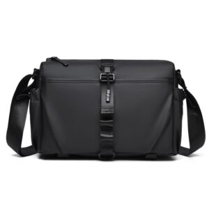 WEIXIER WD5628 Men Sling Bag Large Capacity Chest Pack With Magnetic Buckle, Expandable Bottom For Tripod