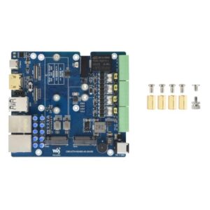 CM5 Gigabit/2.5G Dual Ethernet Multi-Function Expansion Board Supports RS485 Industrial Communication, 4G / 5G Module And 4K Display Output, Waveshare 34251