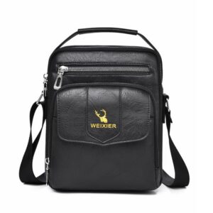 WEIXIER D1105 Men Business Shoulder Bag Retro Commuter Casual Handbag