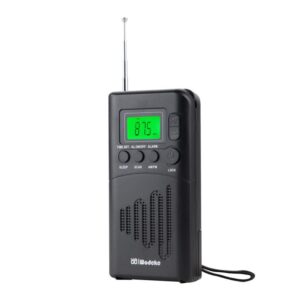 WDK Portable FM/AM Full-Band Mini Digital Display Radio, For EU, For US