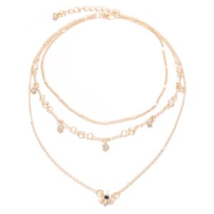 Multi-layered Star Pendant Necklace Combination