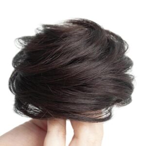 Women Wig Bun Hair Ring Lazy Hair Styling Artifact, Realistic Hair Bun, Straight Hair Brown Black, Straight Hair Black, Straight Hair Dark Brown, Straight Hair Light Brown, Curly Hair Brown Black, Curly Hair Black, Curly Hair Dark Brown...