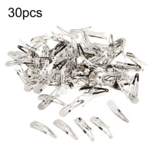 30pcs Metal Hair Clip Bangs Makeup Hair Accessory Minimalist Clip