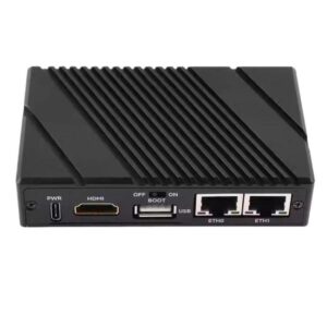 For Raspberry Pi CM5 Gigabit / 2.5G Dual Ethernet Mini-Computer Supports Dual RJ45 Ethernet Ports, 4K Display Output And Dual MIPI Interfaces, Waveshare 34180
