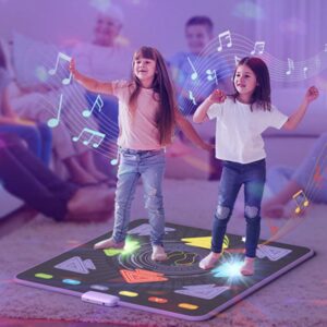 Home Sports Kids Light-Up Dance Mat, Wireless Musical Fitness Dance Machine