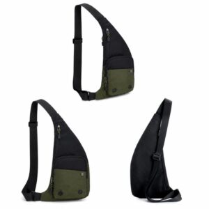 Crossbody Bag Color-Blocked Waterproof Sports Casual Chest Bag