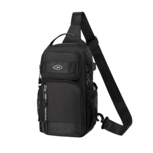 Portable Men Sports Chest Bag, Large Capacity Casual Shoulder Bag