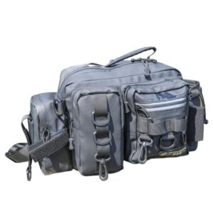 YEYINGZHE Waterproof Fishing Tackle Bag Multifunctional Crossbody Shoulder Sling Pack With Rod Holder