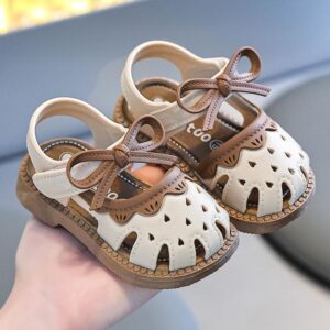 Cute Summer Sandals For Baby Girls Soft Sole Anti-Slip Toddler Walking Shoes, 15 Inner Length 12cm, 16 Inner Length 12.5cm, 17 Inner Length 13cm, 18 Inner Length 13.5cm, 19 Inner Length 14cm, 20 Inner Length 14.5cm, 21 Inner Length 15cm...