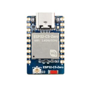 Waveshare ESP32-C5-Zero Mini Development Board With RISC-V 32-Bit Processor, No Pin Header, Pin Header Soldering