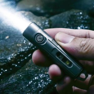Mini Type-C Rechargeable High-Power Flashlight Keychain