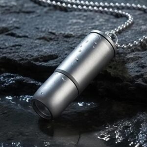 Mini Flashlight EDC Portable Titanium Alloy Keychain