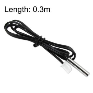 NTC Thermistor Temperature Sensor Probe 10K 3435 Waterproof Sensor, 0.3m, 0.5m, 1m, 2m, 3m, 5m