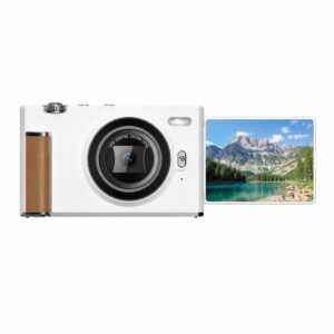 F2 Flip-Screen Retro CCD 56MP 2.7K Digital Camera With 8X Filters, Beauty Mode, And Auto Focus