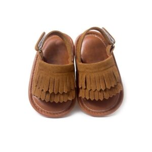 Casual Fashion PU Fringed Baby Sandals, 11cm/76g, 12cm/83g, 13cm/93g