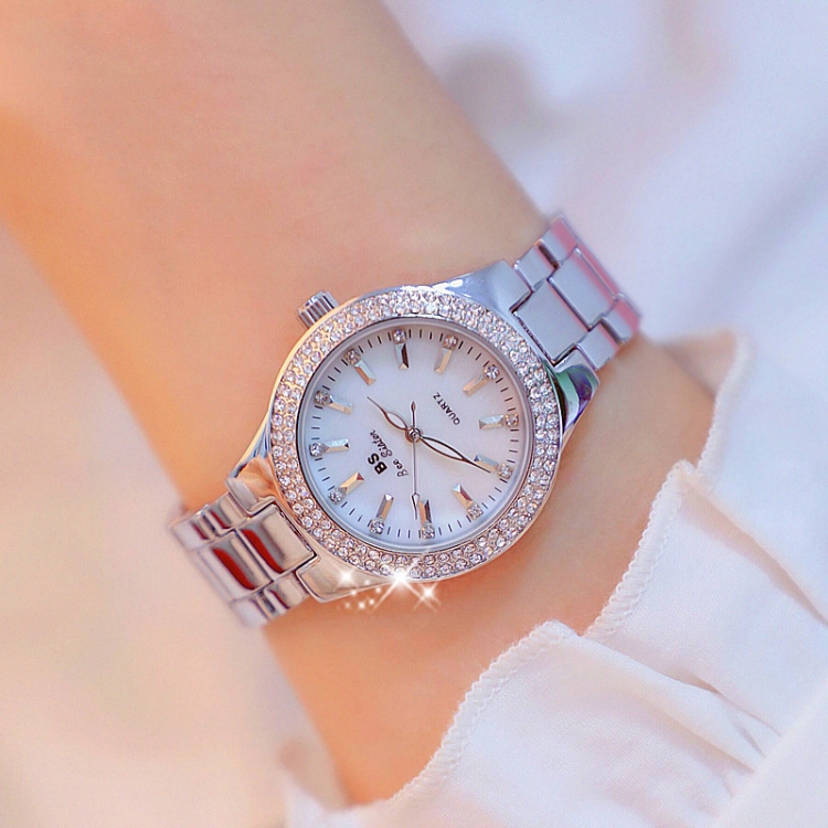 BS beesister FA1258 Women Round Case Diamond Alloy Strap Watch - Image 7