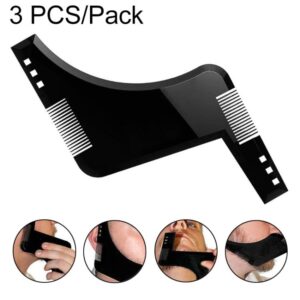 Double-sided Beard Comb Molding Template Tool Beard Shaping Styling Tool With Inbuilt Comb