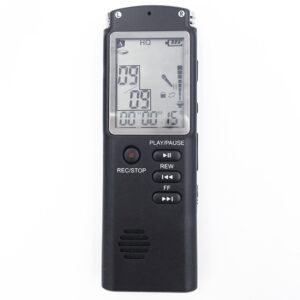 T60 Monochrome Screen HD Noise Reduction Digital Voice Recorder, 16G, Support MP3 / WAV Format, 16G