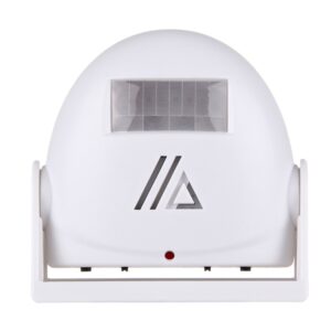 5301 Wireless Infrared Motion Sensor Welcome Alarm Intelligent Greeting Warning Doorbell, IR Distance: 10m, 5301 White, 5301, 5301 Pink, 5301 Red