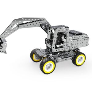 642PCS Connecting Rod Manually Operated Excavator DIY Assembly Building Block Educational Toys Kit For MoFun SW-031