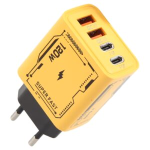 AR-PD14 120W GaN 4-Port Fast Charger with USB-C and Quick Charge 3.0